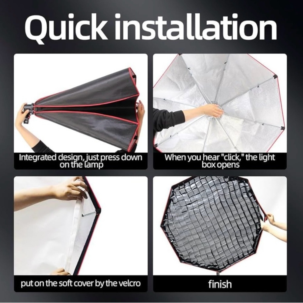 Softbox Lighting Kit led with remote - Picture 9 of 9
